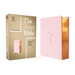 The Jesus Bible, ESV Edition, Leathersoft Over Board, Pink