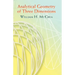 Analytical Geometry of Three Dimensions