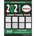 2021 Adult Puzzle Book: 365 Medium Variety Puzzles for Every Day of the Year: 12 Puzzle Types (Sudoku, Fillomino, Battleships, Calcudoku, Binary Puzzl
