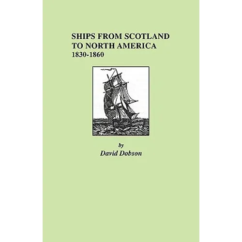 Ships from Scotland to North America