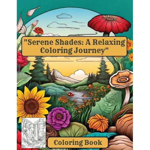 "Serene Shades: A Relaxing Coloring Journey" Coloring Book