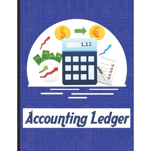 accounting ledgers for bookkeeping: Accounting General Ledge, sustained and long lasting tracking and record keeping Size:8.5"x11" in 100