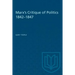 Marx's Critique of Politics 1842-1847