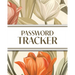 XL Large Print Password Tracker (Autumnal Warm Tone Tulips): 8"x10" 450+ Alphabetical Password Logbook for Easy Organization; Perfect for Seniors with