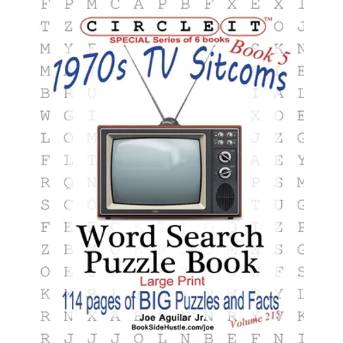 Circle It, 1970s Sitcoms Facts, Book 5, Word Search, Puzzle Book