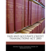 Fair and Accurate Credit Transactions ACT, 2003