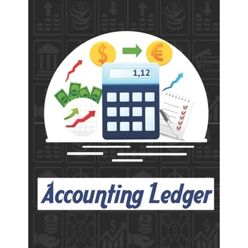 accounting ledgers: for bookkeeping Accounting General Ledge, sustained and long lasting tracking and record keeping Size:8.5"x11" in 100