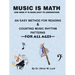 Music Is Math: An Easy Method for Reading & Counting Music Rhythm Patterns