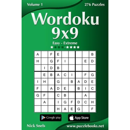 Wordoku 9x9 - Easy to Extreme - Volume 1 - 276 Puzzles