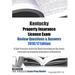 Kentucky Property Insurance License Exam Review Questions & Answers 2016/17 Edition: A Self-Practice Exercise Book focusing on the basic concepts of p