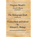 Virginia Woolf's "Jacob's Room": The Holograph Draft