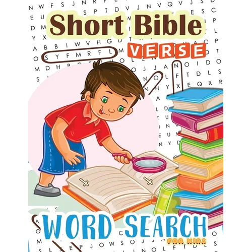 Word Search: Short Bible Verse for Kids: 48 Memory Short Bible Verse for Kids Ages 6-8