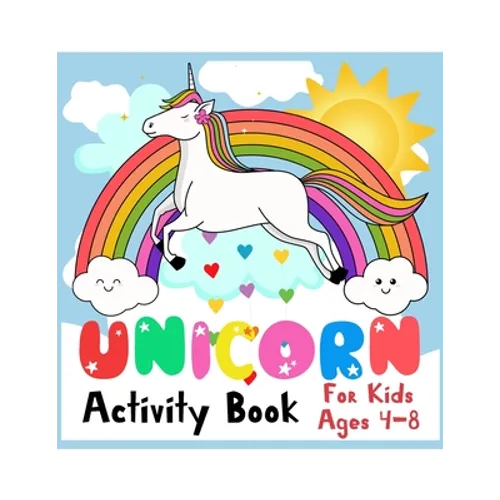 unicorn activity book for kids ages 4-8: activity book for girls