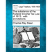The Substance of the Federal Income Tax Law of 1913: With Annotations.