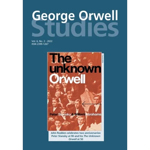 George Orwell Studies Vol.6 No.2