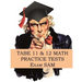TABE 11 & 12 Math Practice Tests: 250 TABE 11 & 12 Math Questions with Step-by-Step Solutions