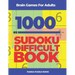 Brain Games For Adults -1000 Sudoku Difficult Book: Brain Teaser Puzzles