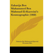 Zakarija Ben Muhammed Ben Mahmud El-Kazwini's Kosmographie (1868)