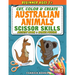 Australian Animals Scissor Skills: Cut, color and create. Educational Activity Book for Toddlers and Kids ages 3+
