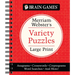Brain Games - Merriam-Webster's Variety Puzzles Large Print: Anagrams, Crosswords, Cryptograms, Word Searches, and More!