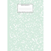 Marble Notebook A4: Mint Green College Ruled Journal