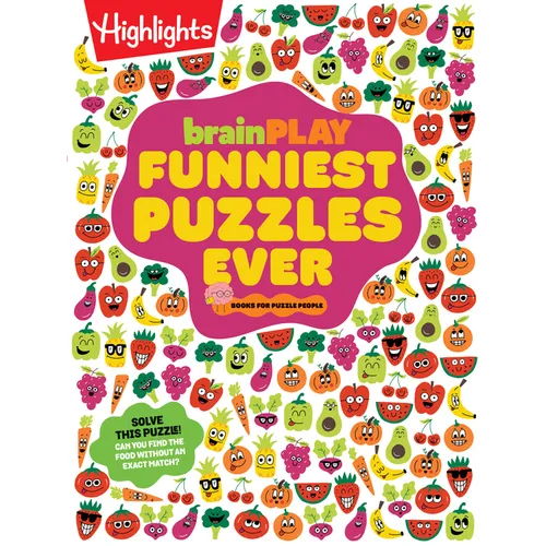 Brainplay Funniest Puzzles Ever: Over 200 Super Silly Brain Games, Wacky Activities and Hilarious Puzzles, Funny Gift for Kids Ages 7 and Up