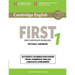 Cambridge English First 1 for Revised Exam from 2015 Student's Book Without Answers: Authentic Examination Papers from Cambridge English Language Asse