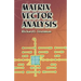 Matrix Vector Analysis
