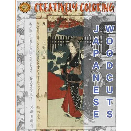 Japanese Woodcuts: An Adult Coloring Book