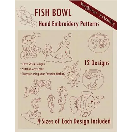 Fish Bowl Hand Embroidery Patterns