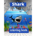 Shark coloring book: A coloring book for adults and kids sea Shark image design paperback