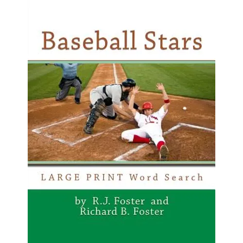 Baseball Stars: Large Print Word Search